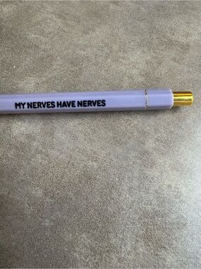 Purple Ballpoint Pen - My Nerves Have Nerves